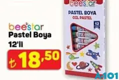 BEESTAR PASTEL BOYA 12'Lİ indirimli fiyat BEESTAR PASTEL BOYA 12'Lİ fiyat ve kampanya bilgisi